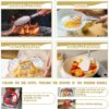 Umite Chef Silicone Kitchen Utensil Set, 34PCS Heat Resistant Kitchen Gadgets and Tools With Grater, Wood Handles for Nonstick Cookware - Image 4