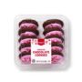 Valentine's Day Pink Frosted Chocolate Cookies