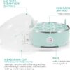 Elite Gourmet EGC115M Easy Egg Cooker Electric 7-Egg Capacity, Soft, Medium, Hard-Boiled Egg Cooker with Auto Shut-Off, Measuring Cup Included, BPA Free, Retro Mint - Image 2