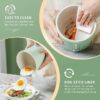 Hot Pot Electric, 1L Mini Ramen Cooker, 450W Rapid Noodles Cooker, Multifunctional Electric Pot for Cooking Pasta, Soup, Portable Pots with Over-Heating Protection for Dorm, Office, Travel - Image 5