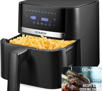 Air Fryer 4.2 Qt Oven, 8-in-1 Multicooker with Non-Stick Basket, Air Fryer with Preset Function, Cooker for Healthy and Low-Oil Meals, Convenient Operation
