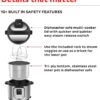 Instant Pot Duo 7-in-1 Electric Pressure Cooker, Slow Cooker, Rice Cooker, Steamer, Sauté, Yogurt Maker, Warmer & Sterilizer, Includes App With Over 800 Recipes, Stainless Steel, 6 Quart - Image 3