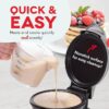 DASH Mini Maker Electric Round Griddle for Individual Pancakes, Cookies, Eggs & other on the go Breakfast, Lunch & Snacks with Indicator Light + Included Recipe Book - Pink - Image 3