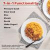 Instant Pot Duo 7-in-1 Electric Pressure Cooker, Slow Cooker, Rice Cooker, Steamer, Sauté, Yogurt Maker, Warmer & Sterilizer, Includes App With Over 800 Recipes, Stainless Steel, 6 Quart - Image 5