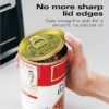 Hamilton Beach Smooth Touch Electric Automatic Can Opener with Easy Push Down Lever, Eliminates Sharp Edges, Opens All Standard-Size and Pop-Top Cans, Extra Tall, Black and Chrome (76606AG) - Image 3