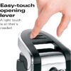 Hamilton Beach Smooth Touch Electric Automatic Can Opener with Easy Push Down Lever, Eliminates Sharp Edges, Opens All Standard-Size and Pop-Top Cans, Extra Tall, Black and Chrome (76606AG) - Image 4