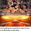 Chefman Electric Kettle, 1.8L 1500W, Hot Water Boiler, Removable Lid for Easy Cleaning, Auto Shut Off, Boil-Dry Protection, Stainless Steel Filter, BPA Free, Borosilicate Glass Electric Tea Kettle - Image 5
